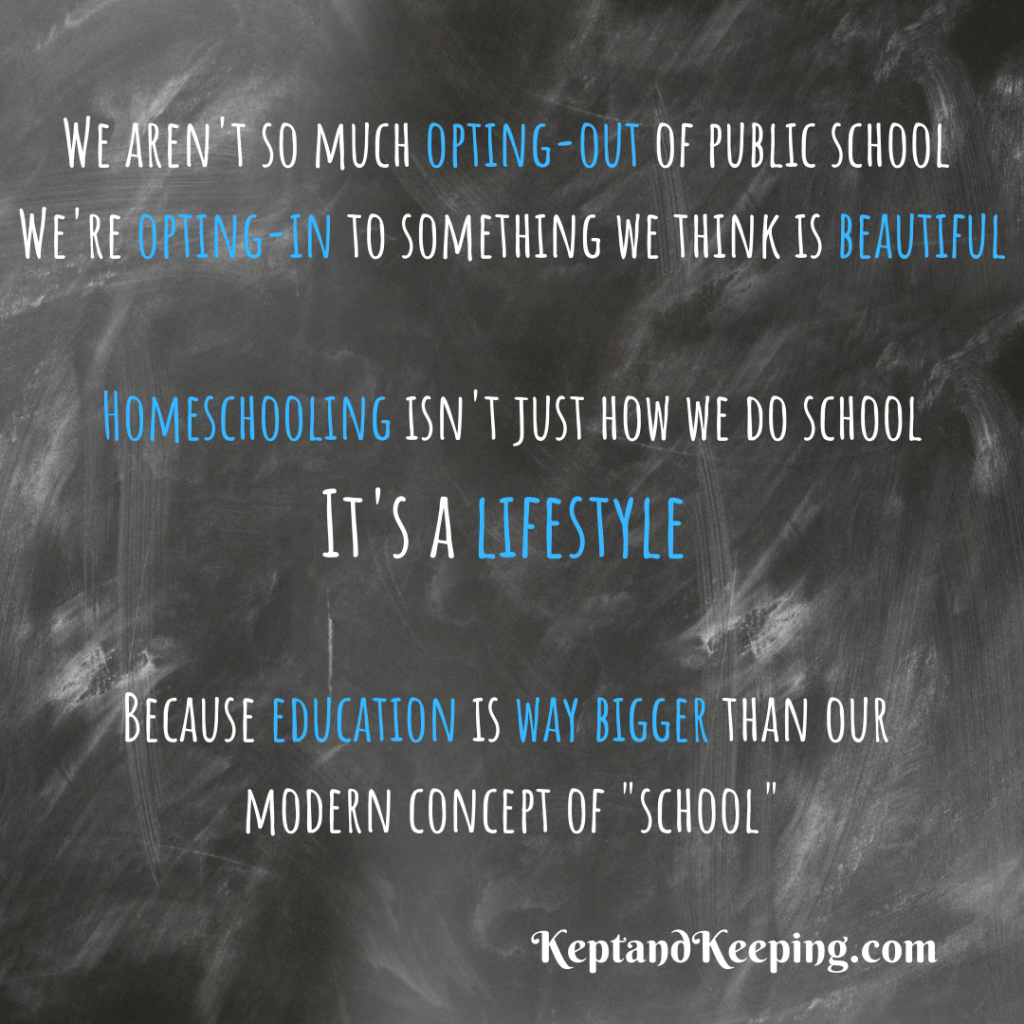 Why We Homeschool: Our Story and Top Seven Reasons | Kept and Keeping