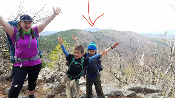 mountain view family backpacking hike outdoor habit Charlotte Mason Arkansas