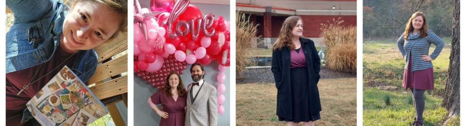 mom 30 day dress challenge wool& wooland plum